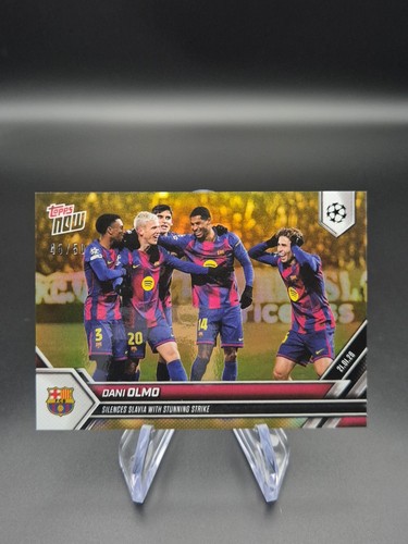 Dani Olmo 2025 Topps Now UCL Parallel /50