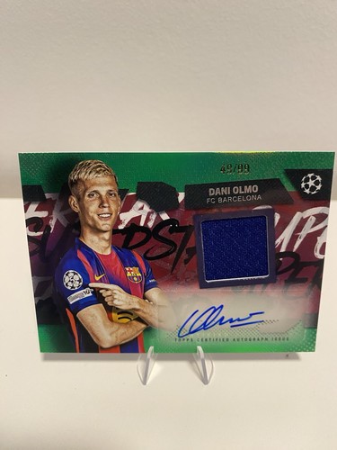 Dani Olmo 2025 Topps UCC Flagship Green /99