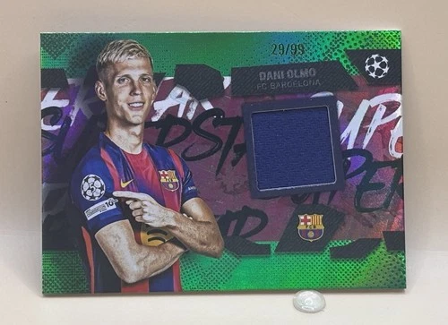 Dani Olmo 2025 Topps UEFA Champions League Green Foil /99