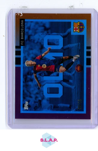 Dani Olmo 2025 Topps We Want the Ball Orange /25