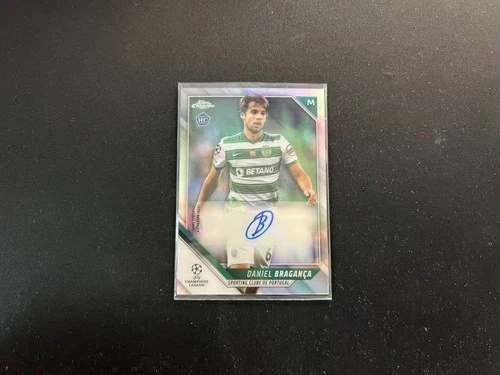 Daniel Braganca 2021 Topps Chrome UEFA Calcio Argento