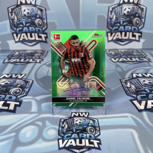Daniel Caligiuri 2021 Topps Finest Green /50