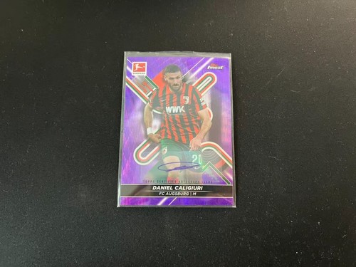 Daniel Caligiuri 2022 Topps Finest Purple Wave /80