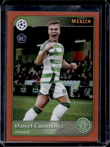 Daniel Cummings 2024 Topps Merlin Chrome Orange Refractor /25