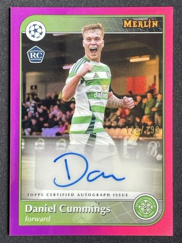 Daniel Cummings 2024 Topps Merlin Chrome UCC Pink Refractor /199