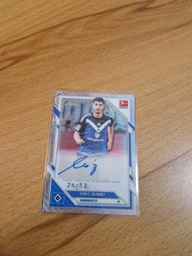 Daniel Elfadli 2025 Topps Bundesliga Chrome Topps Refractor