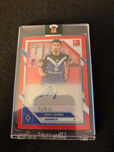 Daniel Elfadli 2025 Topps Chrome True Red /5