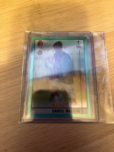 Daniel Maldini 2020 Topps Merlin Chrome Green Refractor /99