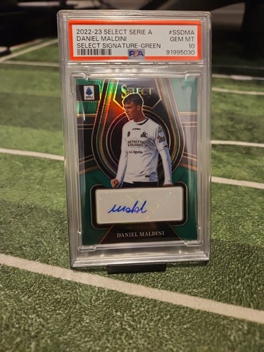 Daniel Maldini 2022 Panini Select Serie A Green Prizm /5