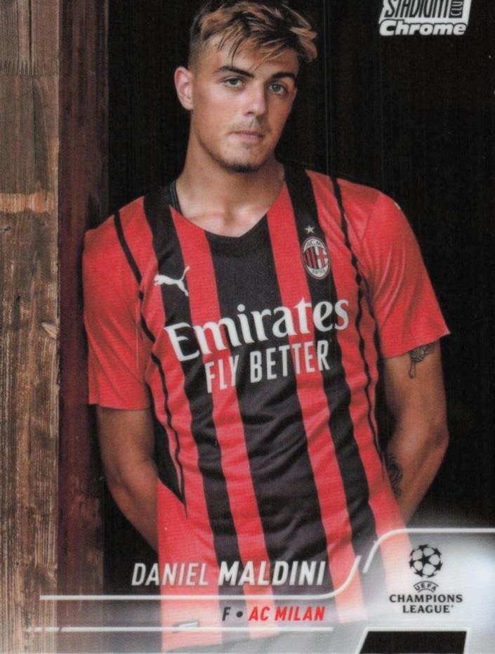 Daniel Maldini 2021 Topps Stadium Club Chrome UEFA 26