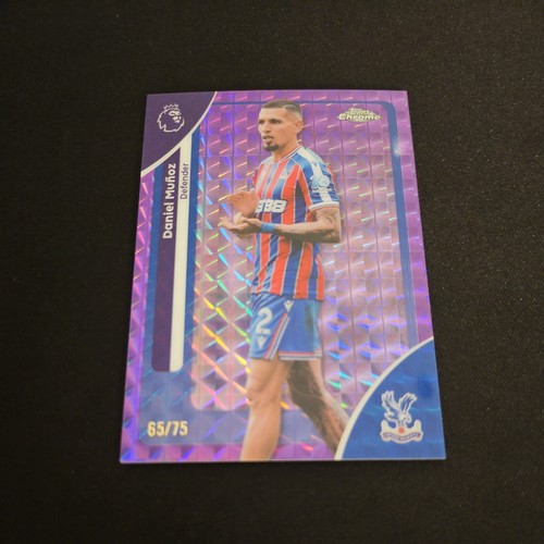 Daniel Munoz 2026 Topps Chrome Premier League Geometric /75