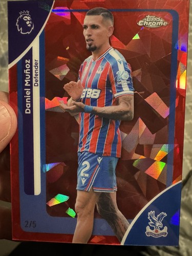 Daniel Munoz 2025 Topps Chrome Red Sapphire /5