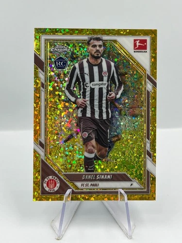 Daniel Sinani 2025 Topps Chrome Bundesliga Gold Diamonds 37/50