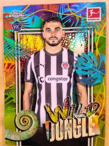 Daniel Sinani 2025 Topps Chrome Bundesliga Wild Jungle Chameleon