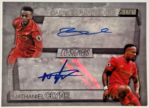 Daniel Sturridge / Nathaniel Clyne 2016 Panini Stadium Club /20