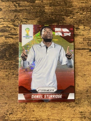 Daniel Sturridge 2014 Panini Prizm World Cup Yellow & Red Pulsar Prizm