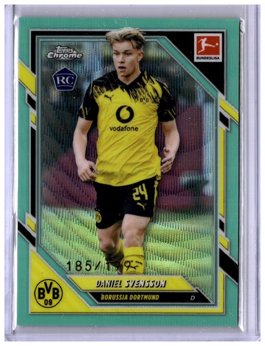 Daniel Svensson 2025 Topps Chrome Aqua Wave /199