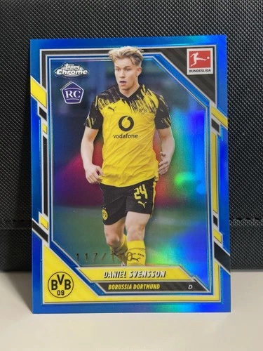 Daniel Svensson 2025 Topps Chrome Blue Refractor /150