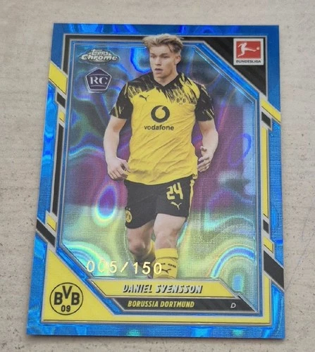 Daniel Svensson 2024 Topps Chrome Bundesliga Blue /150