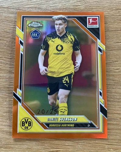 Daniel Svensson 2025 Topps Chrome Bundesliga Orange /25
