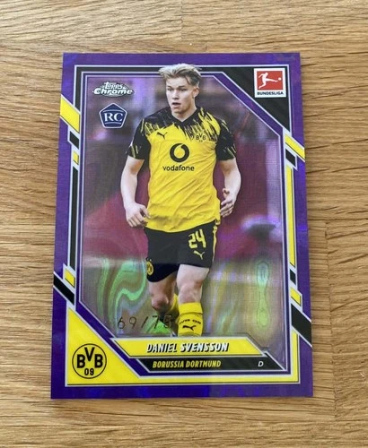 Daniel Svensson 2025 Topps Chrome Bundesliga Purple /75