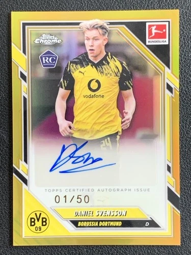 Daniel Svensson 2026 Topps Chrome Gold /50