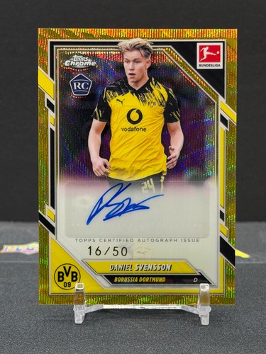 Daniel Svensson 2025 Topps Chrome Gold Wave /50