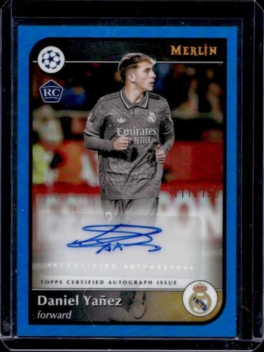 Daniel Yanez 2024 Topps Merlin Chrome Blue Refractor /150