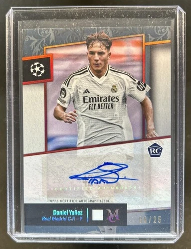 Daniel Yanez 2024 Topps Museum Collection UEFA Ruby /25