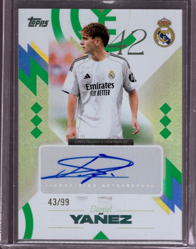Daniel Yanez 2025 Topps Real Madrid Los Blancos /99