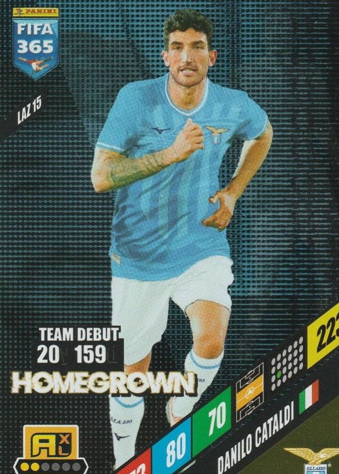 Danilo Cataldi 2024 Panini Adrenalyn XL FIFA 365