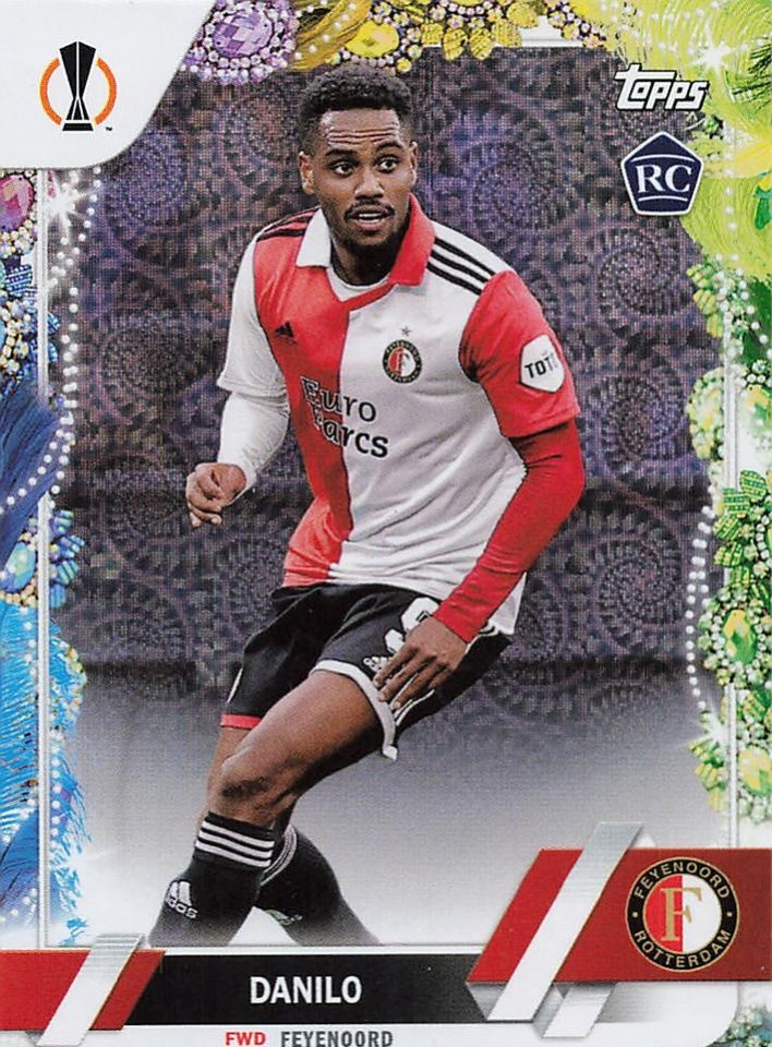 Danilo 2022 Topps UEFA Club Competitions Carnaval Edition