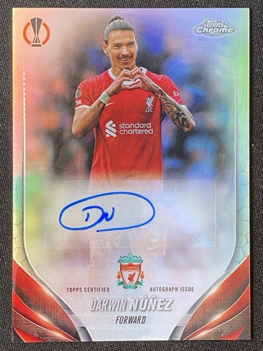 Darwin Núñez 2023 Topps Chrome Refractor