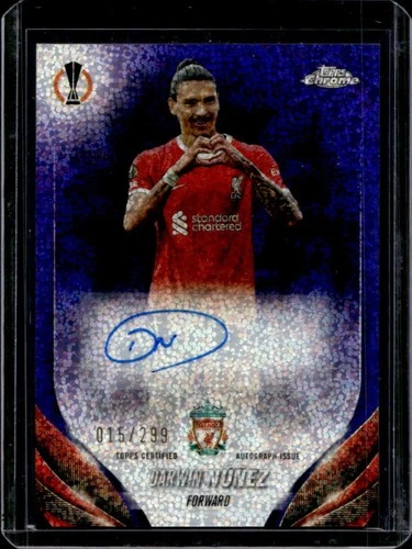 Darwin Núñez 2023 Topps Cromo UEFA Violeta /299