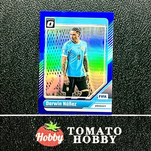 Darwin Núñez 2024 Panini Donruss FIFA Óptica Prizm Blue Refractor /149