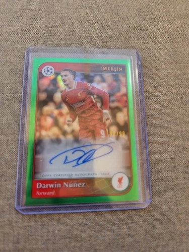 Darwin Núñez 2024 Topps Merlin Chrome 88/99