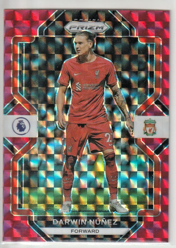 Darwin Núñez 2022 Panini Prizm Premier League Red Mosaic