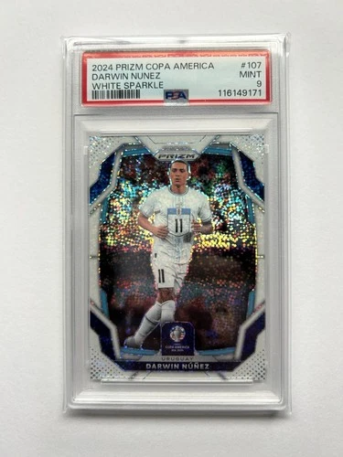 Darwin Núñez 2023 Panini Prizm White Sparkle /107