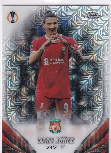 Darwin Nunez 2024 Topps Chrome Champions League Japan Mojo Refractor