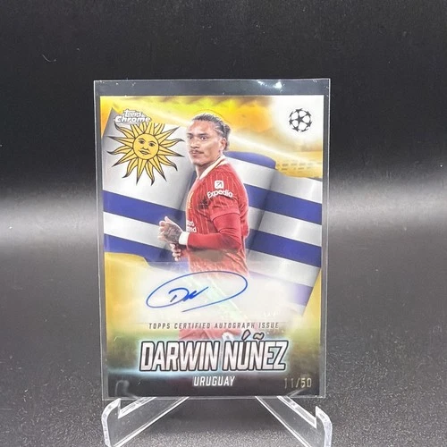 Darwin Nunez 2024 Topps Chrome Gold /50