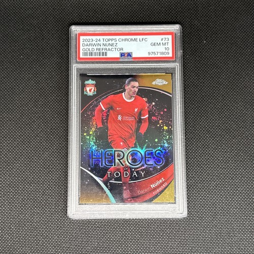 Darwin Nunez 2023 Topps Chrome Gold Refractor