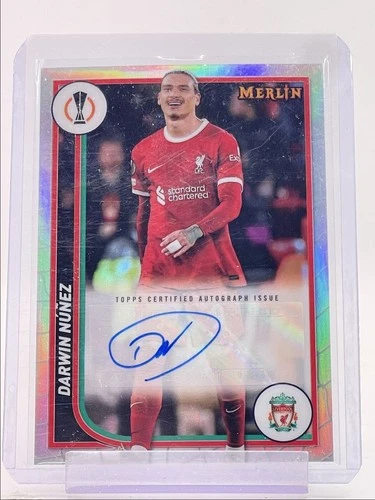 Darwin Nunez 2024 Topps Chrome Merlin