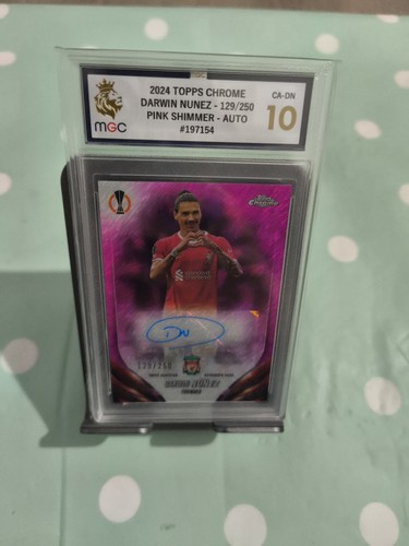 Darwin Nunez 2023 Topps Chrome Pink Shimmer /250
