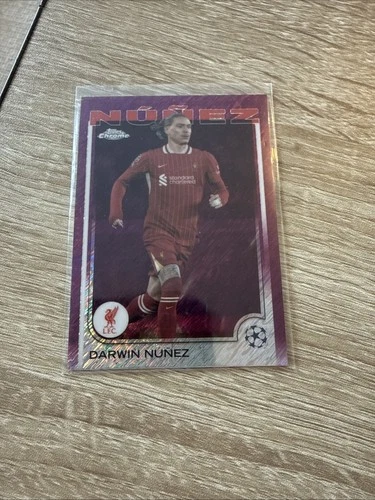 Darwin Nunez 2024 Topps Chrome Purple