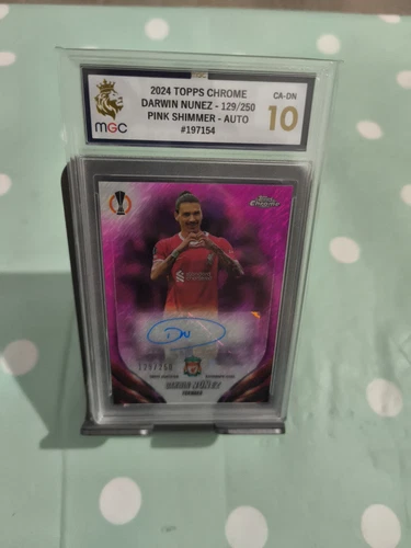 Darwin Nunez 2023 Topps Chrome Rose Shimmer /250