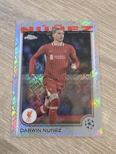 Darwin Nunez 2024 Topps Chrome Toppsfractor /52