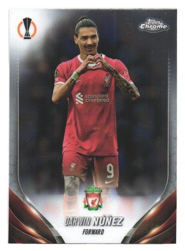 Darwin Nunez 2023 Topps Chrome UEFA