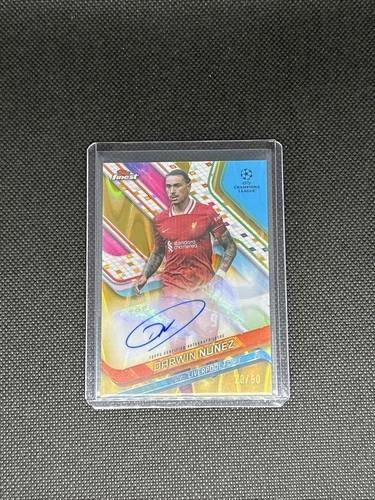 Darwin Nunez 2024 Topps Finest Gold /50