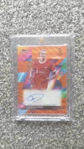 Darwin Nunez 2023 Topps Finest Orange Refractor /25