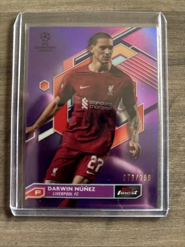 Darwin Nunez 2022 Topps Finest Purple Refractor /299